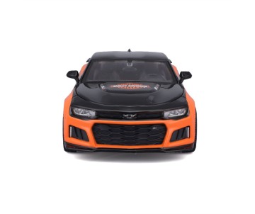 Maisto 1/24 Harley Davidson Custom 2017 Chevrolet Camaro ZL1 (Black/Orange)
