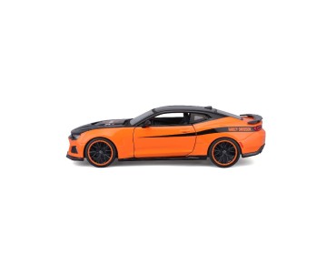 Maisto 1/24 Harley Davidson Custom 2017 Chevrolet Camaro ZL1 (Black/Orange)