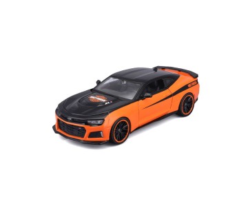 Maisto 1/24 Harley Davidson Custom 2017 Chevrolet Camaro ZL1 (Black/Orange)