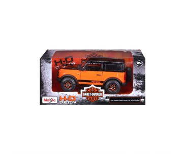 Maisto 1/24 Harley Davidson Custom 2021 Ford Bronco (Orange/Black)