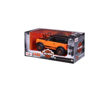 Maisto 1/24 Harley Davidson Custom 2021 Ford Bronco (Orange/Black)