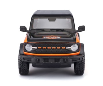 Maisto 1/24 Harley Davidson Custom 2021 Ford Bronco (Orange/Black)