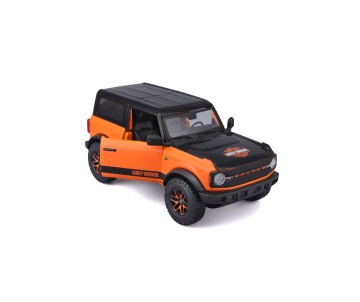 Maisto 1/24 Harley Davidson Custom 2021 Ford Bronco (Orange/Black)