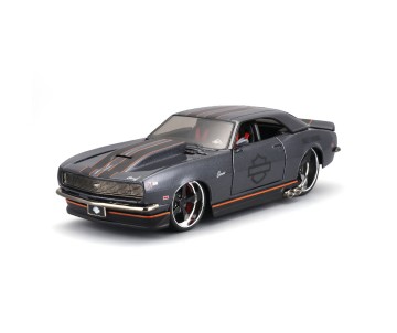 Maisto 1/24 Harley Davidson Custom 1968 Chevrolet Camaro (Metallic Gray)
