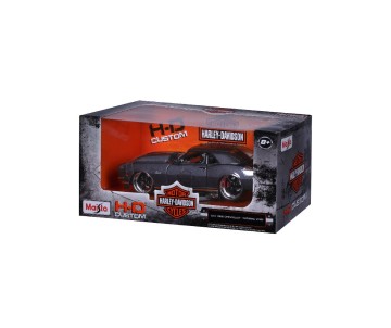 Maisto 1/24 Harley Davidson Custom 1968 Chevrolet Camaro (Metallic Gray)