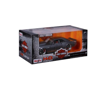 Maisto 1/24 Harley Davidson Custom 1968 Chevrolet Camaro (Metallic Gray)