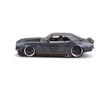Maisto 1/24 Harley Davidson Custom 1968 Chevrolet Camaro (Metallic Gray)