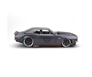 Maisto 1/24 Harley Davidson Custom 1968 Chevrolet Camaro (Metallic Gray)