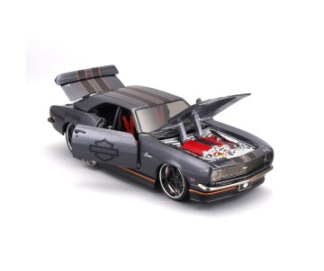 Maisto 1/24 Harley Davidson Custom 1968 Chevrolet Camaro (Metallic Gray)