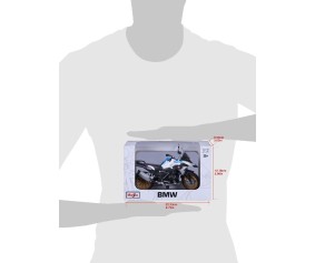Maisto 1/12 MC SE BMW R1250 GS w/stand - White/Red/Blue