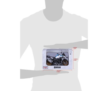 Maisto 1/12 MC SE BMW R1250 GS w/stand - White/Red/Blue