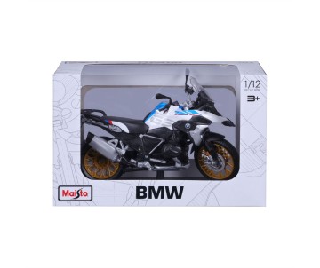 Maisto 1/12 MC SE BMW R1250 GS w/stand - White/Red/Blue