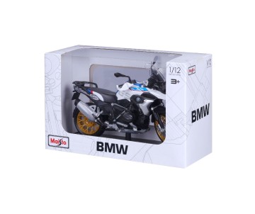 Maisto 1/12 MC SE BMW R1250 GS w/stand - White/Red/Blue