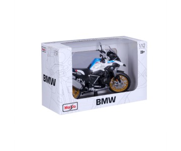 Maisto 1/12 MC SE BMW R1250 GS w/stand - White/Red/Blue