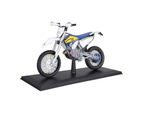 Maisto 1/12 MC SE Husqvarna FE 501 w/stand - Blue/White