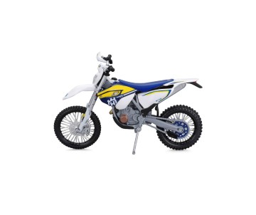 Maisto 1/12 MC SE Husqvarna FE 501 w/stand - Blue/White