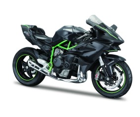 Maisto 1/12 MC SE Kawasaki Ninja H2 R w/stand - Grey