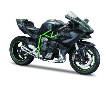 Maisto 1/12 MC SE Kawasaki Ninja H2 R w/stand - Grey