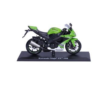 Maisto 1/12 MC SE Kawasaki Ninja ZX-10R w/stand - Green