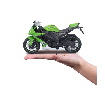 Maisto 1/12 MC SE Kawasaki Ninja ZX-10R w/stand - Green
