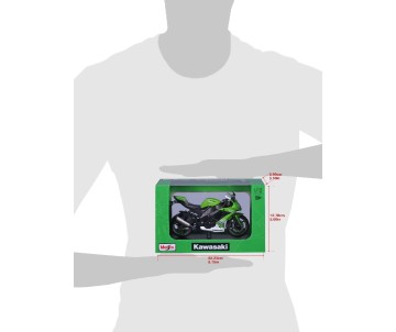 Maisto 1/12 MC SE Kawasaki Ninja ZX-10R w/stand - Green