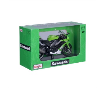 Maisto 1/12 MC SE Kawasaki Ninja ZX-10R w/stand - Green