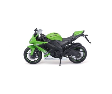 Maisto 1/12 MC SE Kawasaki Ninja ZX-10R w/stand - Green