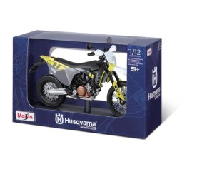 Maisto 1/12 MC SE 2023 Husqvarna 701 Supermoto (Blue)