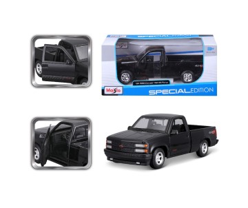 Maisto 1/24 SE 1993 Chevrolet 454 SS Pickup Truck - Black