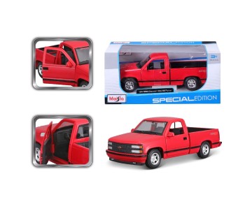 Maisto 1/24 Special Edition 1993 Chevrolet 454 SS Pick-up Truck (Red)