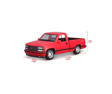 Maisto 1/24 Special Edition 1993 Chevrolet 454 SS Pick-up Truck (Red)