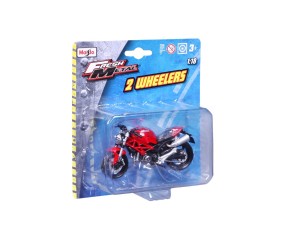 Maisto 1/18 2 Wheelers Assortment (12 Pack)