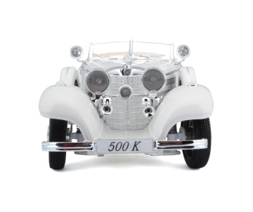 Maisto 1/18 Premiere Edition 1936 M-B 500 K Typ Specialroadster (White)