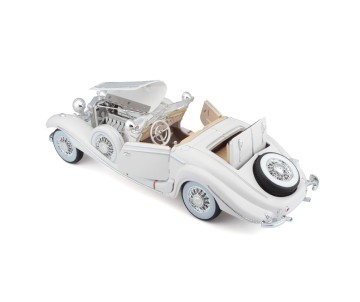 Maisto 1/18 Premiere Edition 1936 M-B 500 K Typ Specialroadster (White)