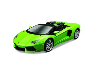 Maisto 1/24 Assembly Line Lamborghini Aventador LP-700 Roadster (Metallic Green)