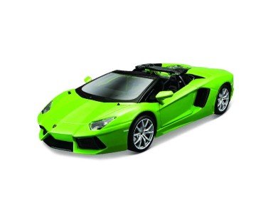 Maisto 1/24 Assembly Line Lamborghini Aventador LP-700 Roadster (Metallic Green)