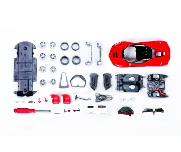 Maisto 1/24 Assembly Line LaFerrari (Red)