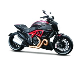 Maisto 1/12 Assembly Line Ducati Diavel Carbon - Red/Black