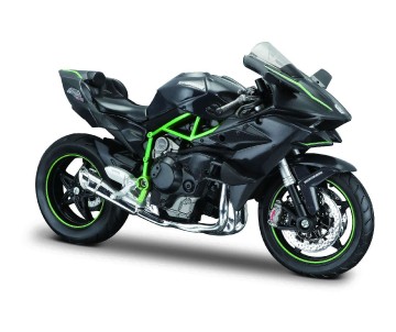 Maisto 1/12 Assembly Line Kawasaki Ninja H2R (Grey)