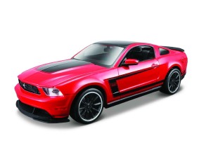 Maisto 1/24 Assembly Line 2012 Ford Mustang Boss 302 (Red)