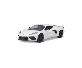 Maisto 1/24 Assembly Line 2020 Chevrolet Corvette Stingray Coupe (White)