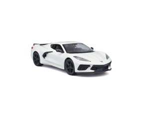 Maisto 1/24 Assembly Line 2020 Chevrolet Corvette Stingray Coupe (White)