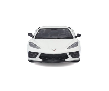 Maisto 1/24 Assembly Line 2020 Chevrolet Corvette Stingray Coupe (White)