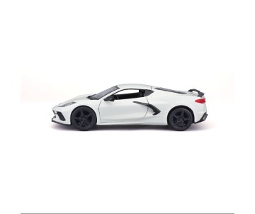 Maisto 1/24 Assembly Line 2020 Chevrolet Corvette Stingray Coupe (White)