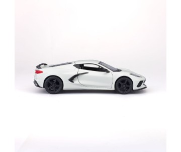 Maisto 1/24 Assembly Line 2020 Chevrolet Corvette Stingray Coupe (White)