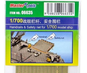 Master Tools 1/700 Handrails & Safety Net for 1/700 Model Ship