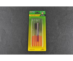 Master Tools Assorted needle files set (Middle-Toothed) - 3x140mm