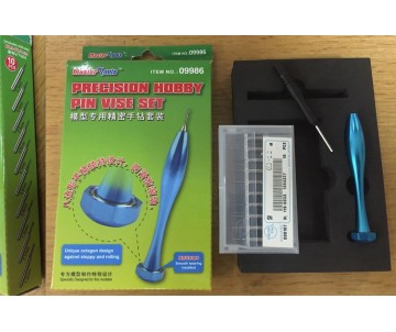 Master Tools Precision Hobby Pin Vise Set (0.3-1.2mm)