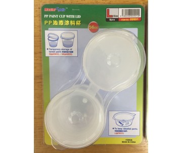Master Tools PP Paint Cup with Lid - Large - 56cc X 8 pcs