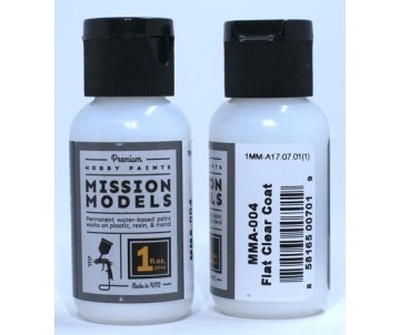 Mission Models Flat Coat Clear 1oz (30ml) (1)